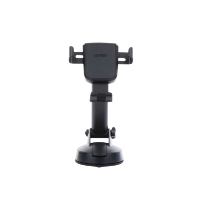 Soporte de Celular para Automóvil con Ventosa / Diseño de Sujecion en Triangulo / Ajustable 270° / Rotable / Estirable / Amplia Compatibilidad con dispositivos de 4'' a 7'' / Color Negro