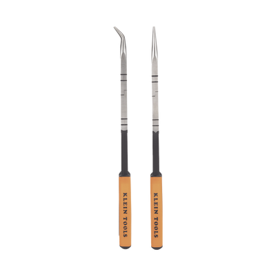 Juego de 2 Pinzas de Punta Doblada y Punta de Aguja de Gran Alcance 33 cm