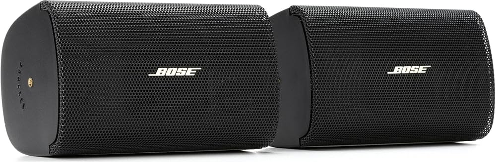 BOSE AudioPack Pro S4 Sistema audio amplificador y altavoces Bose Professional, incluye FreeSpace FS2SE (4) altavoces de montaje en superficie y amplificador de zona integrado FreeSpace IZA 190-HZ (1) Color Negro y Blanco