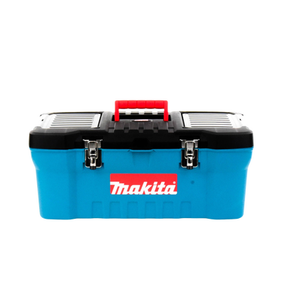 Caja de herramientas de 24" con doble cerradura de metal (60 x 25 x 30 cm)