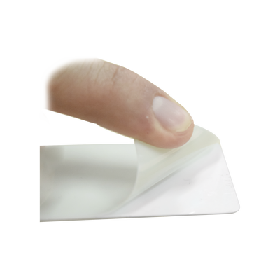 Paquete de 500 Tarjetas UltraCard 10 mil  Adhesivas Imprimibles por un sólo lado /  Para pegar sobre tarjetas/ CR79