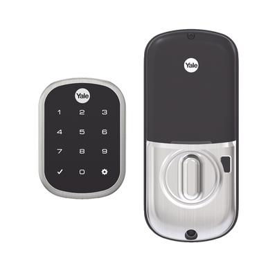 Cerradura ASSURE YRD256, Niquel Satinado/Teclado/ Para puertas Izq o Derecha de  35 a 57 mm de espesor/ Apertura por Smartphone