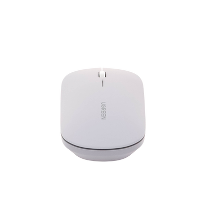 Mouse inalámbrico 2.4 GHz | Ultra Delgado y Silencioso | DPI 1000/1600/2000/4000 (Ajustable) | Alcance 10m | Scroll de Aluminio | Adaptable a diferentes superficies | Diseño suave al tacto | Contiene Receptor USB | Color Gris.