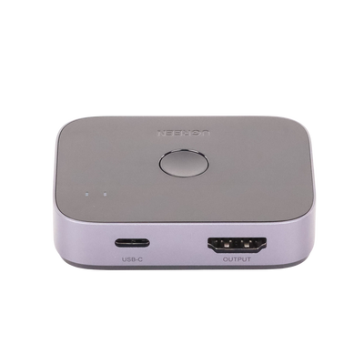 Conmutador HDMI 2.1 8K @60Hz | HDMI Splitter 2 Entradas a 1 Salida | Soporta 4K @120Hz 1080P @240Hz 3D | HDR Dolby | Alta Velocidad 48Gbps | Formatos de Audio LPCM/DTS/DSD, 2,0/2,1/5,1/7,1 canales.