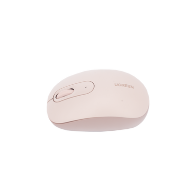 Mouse Inalámbrico 2.4G 800/1200/1600/2400 DPI | Función de 3 botones | Alcance 10m | Silencioso |  Ergonómico | Anti-caída y Anti-interferencias | Batería Alcalina AA incluida  | Color Dusty Pink.