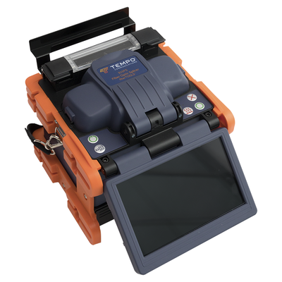 Fusionadora de Fibra Óptica de Alineación Activa por Revestimiento con 4 Motores con Perdida Típica (SM); 0.02 dB (MM); 0.04 dB) con Pantalla Touch / Capacitación básica virtual gratuita