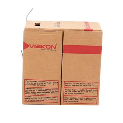 Bobina de 305 Metros / Cable de Cobre / 4 X 18 AWG / Tipo Alarmas UL / Para Interior / Color Gris / Para Aplicaciones de Alarmas de Intrusión / Interfonos / TV Porteros / y Multi-Propósito / Hecho en México