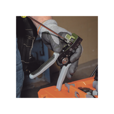 Juego de Herramientas de Conexión Fotovoltaica (Solar), 6 Piezas: Estuche, 2 Llaves Aisladas MC4, Cortador 1/0 AWG Al, Pelacables 6-12 AWG Sólido y 8-14 AWG Trenzado, Ponchadora MC4T 10-14 AWG