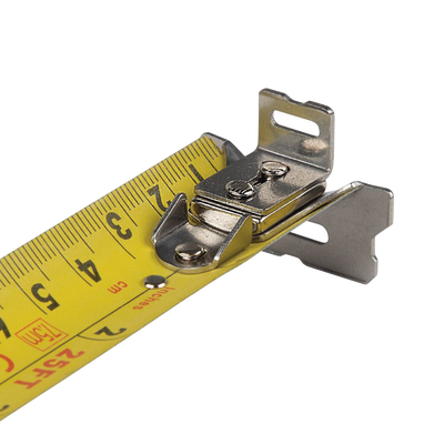 Flexómetro (Cinta de Medir) de 7.5 m con Gancho doble Magnético. Graduada por Ambos Lados y Freno de Alta Velocidad. De Uso Rudo