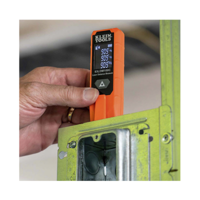 Medidor Compacto Láser de Distancias. Rango: 5.1 cm a 30.5 m / Opción cm o pulg. o Combinado /  Clip para Bolsillo.