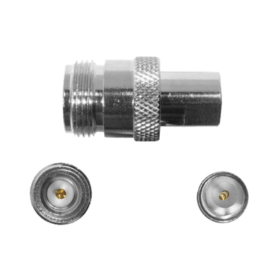 Adaptador en linea de conector N Hembra a FME Macho.