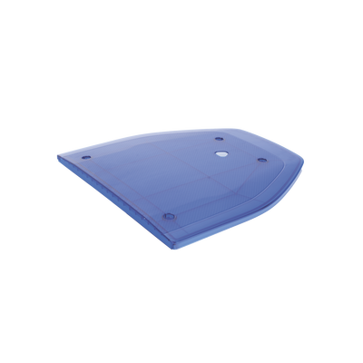 Domo lateral de reemplazo para barra de luces SP216 de la Marca SignalPro, Color Azul