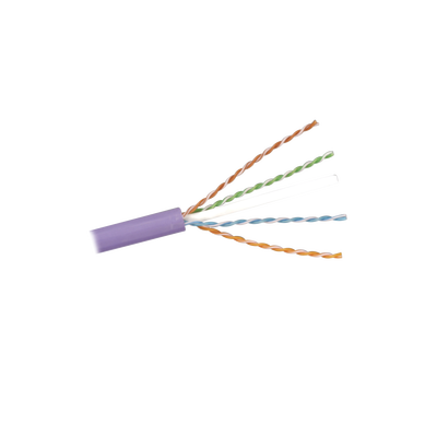 Bobina de Cable U/UTP de 4 pares, Z-MAX, Cat6A, Soporte de Aplicaciones 10GBase-T, LS0H, Color Violeta, 305m