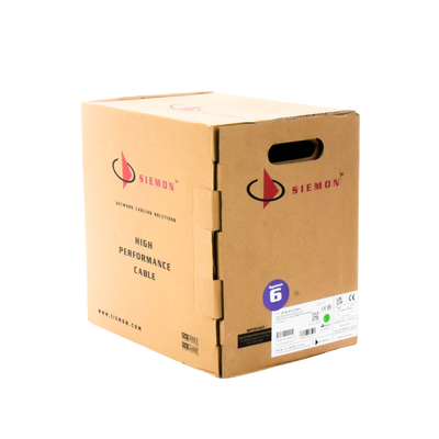 Bobina de Cable UTP Reelex, de 4 pares, Alto Desempeño Cat6, LS0H (Bajo humo, cero halógenos), Color Violeta, 23 AWG, 305m