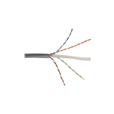 Bobina de Cable UTP Reelex, de 4 pares, Alto Desempeño Cat6, PVC (CM), Color Gris, 23 AWG, 305m