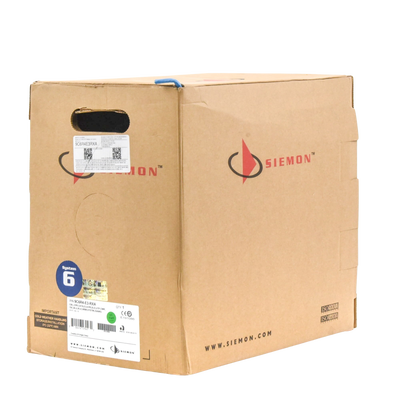 Bobina de Cable UTP Cat6, 23 AWG de 4 Pares, Alto Desempeño, PVC (CMR), 305m Reelex® (Color: Azul)