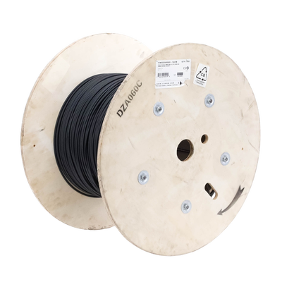 Cable de Fibra Óptica de 6 hilos, Interior/Exterior, Tight Buffer, No Conductiva (Dieléctrica), LS0H, Multimodo OM4 50/125 optimizada, 1 Metro
