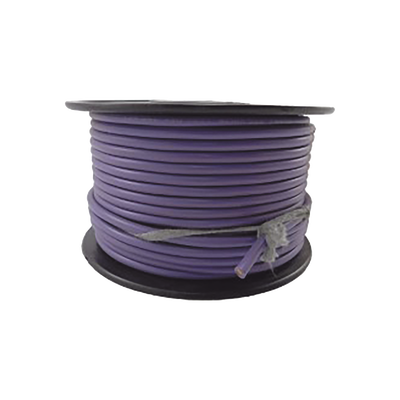 Cable Marino Primario 12 AWG / 100 Pies / Color Púrpura / Chaqueta PVC Resistente a Llama / Cobre Estañado Clase K