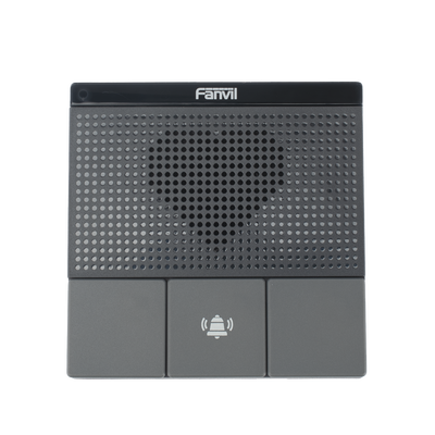 Mini Intercomunicador Wi-Fi para hotelería, hospitales, con diseño elegante, PoE, 3 botones, 1 relevador integrado de salida y entrada.