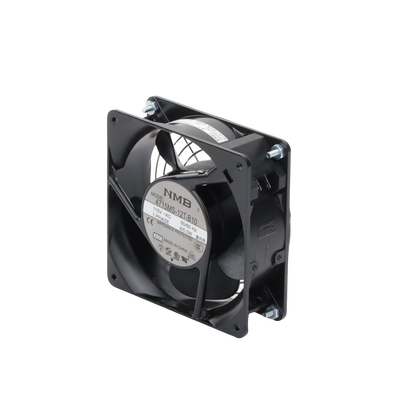 Ventilador Axial Compacto, de 4 Pulgadas, 49 CFM, 115 Vca, De Acero, Color Negro