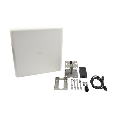 Punto de Acceso WiFi, PTP y PTMP Doble Banda Simultanea, Ideal Para Industria 4.0, Hasta 1.7 Km de Cobertura WiFi, Antena Sectorial MIMO 8x8 Integrada de 100° de Apertura en 2.4 GHz, MIMO 2x2 Conectorizado en 5 GHz.