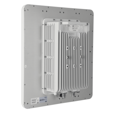 Punto de Acceso WiFi, PTP y PTMP Doble Banda Simultanea, Ideal Para Industria 4.0, Hasta 1.7 Km de Cobertura WiFi, Antena Sectorial MIMO 8x8 Integrada de 100° de Apertura en 2.4 GHz, MIMO 2x2 Conectorizado en 5 GHz.