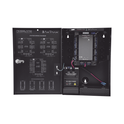 Controlador de Acceso para 4 Lectoras / Expandible a 4 Lectores Adicionales / 30,000 Tarjetas / 20,000 Eventos / Incluye Gabinete y Fuente de Alimentación / Nueva Generación!