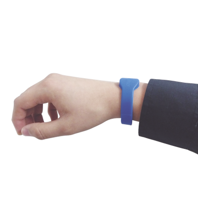 Brazalete Mifare 13.56 Mhz, 74  mm   Diametro , color azul
