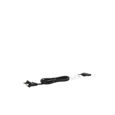 Cable de Alimentación Eléctrica para 120-240 Vca / 1 Metro / 2 Clavijas tipo Americano / Conector en Forma tipo L