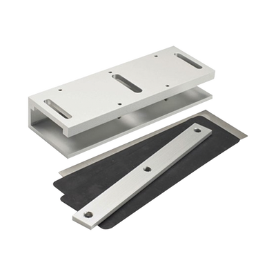 Montaje en "U" para Puertas de Vidrio /  Uso con chapas de 600  / Ajuste por Opresores