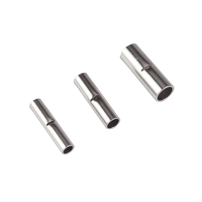 Conector a tope / Sin aislar / 16 - 14 AWG / Sin color / Paquete de 25 piezas.