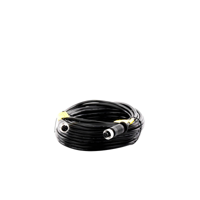Cable Extensor de Vídeo y Audio de 14 Metros / Conector Tipo Aviación / Compatible con Cámara TURBO Móvil HIKVISION