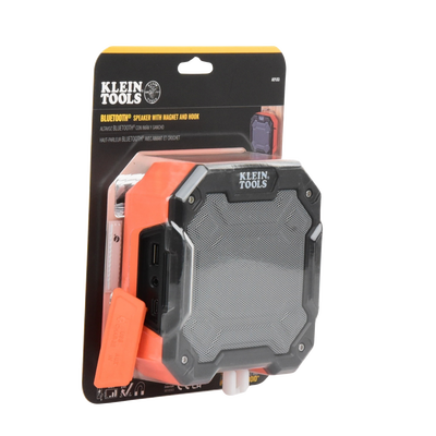 Bocina Portátil BLUETOOTH® con Imán y Gancho para Colgarse. Permite Altavoz Manos Libres con Micrófono Incorporado.