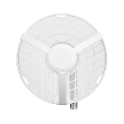 Radio de Backhaul de alta capacidad, tecnología airFiber hasta 1 Gbps, 60 GHz con failover en 5 GHz, con antena integrada de 38 dBi y 11 dBi respectivamente
