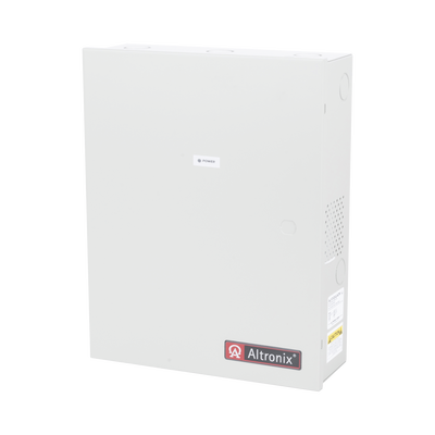 12 Vcc @ 10 A / fuente tipo control / 8 entradas a 8 salidas / aplicaciones control de acceso, alarmas, y detección de Incendio / con capacidad de batería de respaldo / Requiere baterías.