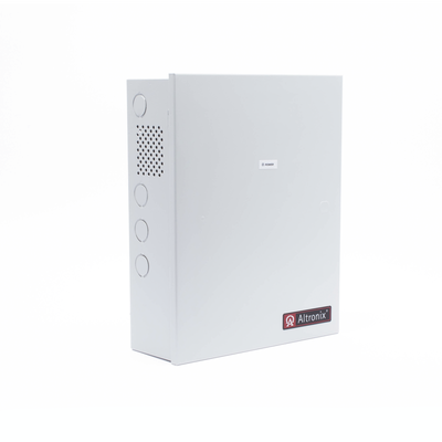 12 Vcc @ 10 A / Fuente tipo control / 16 salidas / capacidad de baterías de respaldo / Requiere batería.