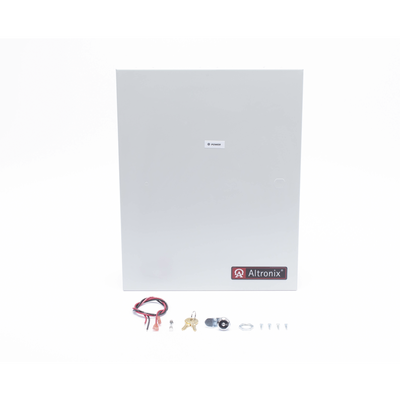 12 Vcc @ 10 A / Fuente tipo control / 16 salidas / capacidad de baterías de respaldo / Requiere batería.