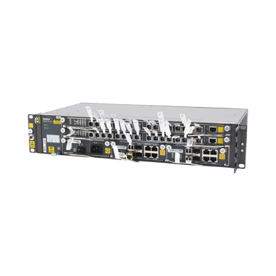 OLT Carrier Class Modular GPON, 2 Ranuras, Incluye 2 Tarjetas de Servicio de 16 puertos GPON, (32 Modulos GPON C+ Incluidos) 1 Fuente de CA, 2 UR, Incluye Instalación de software UNM2000, (Interoperabilidad con ONU´s de Terceros sin Costo)