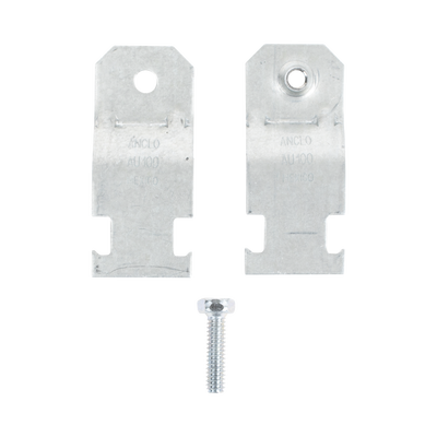 Abrazadera Unicanal para Conduit Pared Gruesa  y PVC de  1/2" (13 mm).