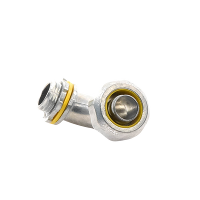 Conector Curvo para tubo tipo Liquidtight de 1/2"  (13 mm). Compatible con ANC-COT12.