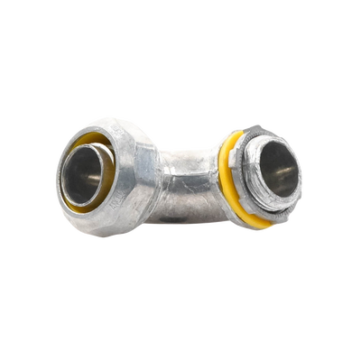 Conector Curvo para tubo tipo Liquidtight de 3/4"  (19 mm). Compatible con ANC-COT34.
