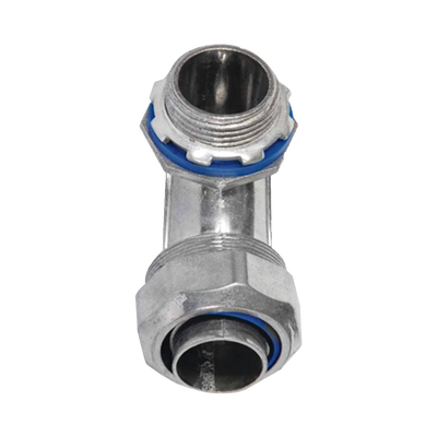Conector Curvo para tubo tipo Liquidtight 3/8" (10 mm). Compatible con ANC-COT38.