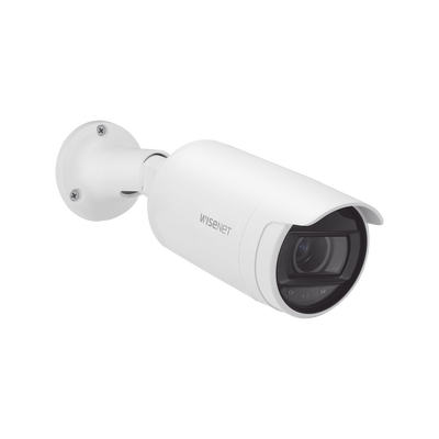 Cámara IP Tipo Bala 4 Megapíxel / Lente varifocal motorizado 3.3 a 10.3mm / IR 30M / WDR 120db / IP66 / H.265 & WiseStream / modo pasillo / POE 802.3af