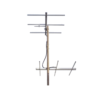 Juego de antena bidireccional, 3 elementos, 3 dB, Canal 12