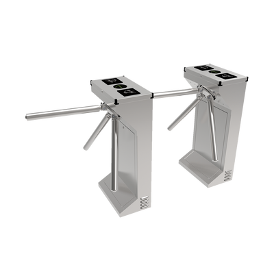 Torniquete Industrial en Acero Inoxidable, Bidireccional, USO RUDO, Espacio para Lectora de Proximidad