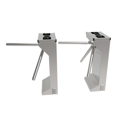 Torniquete Industrial en Acero Inoxidable, Bidireccional, USO RUDO, Espacio para Lectora de Proximidad