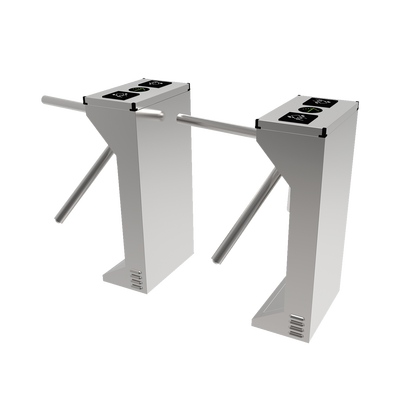 Torniquete Industrial en Acero Inoxidable, Bidireccional, USO RUDO, Espacio para Lectora de Proximidad