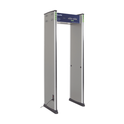 Detector de metales de 6 zonas/ Uso en Interior/ Contador de alarmas y Personas