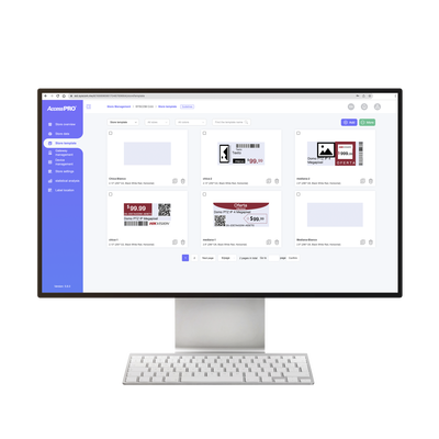 Licencia Anual Para Gestión de AccessPro ESL Cloud / Etiqueta de Tinta Electrónica / ESL / 100% Nube / 1 Tienda