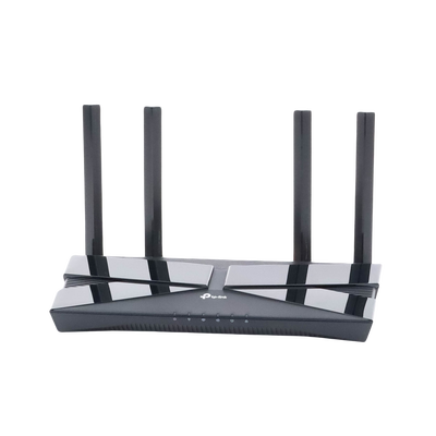 Router WiFi 6 doble banda AX 3000 Mbps /  MU-MIMO y OFDMA / 1 Puerto WAN 10/100/1000 Mbps / 4 Puertos LAN 10/100/1000 Mbps / 4 Potentes Antenas.